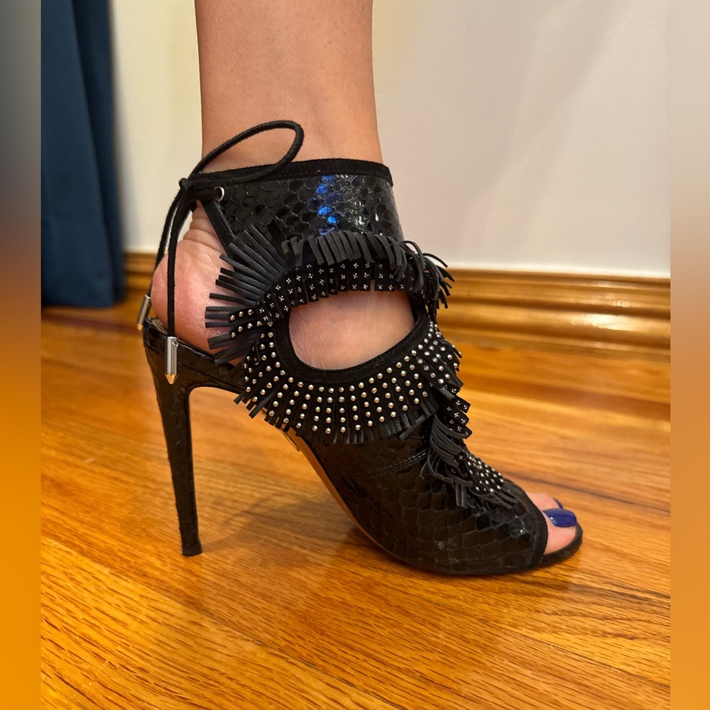 Aquazzura lace up sandals